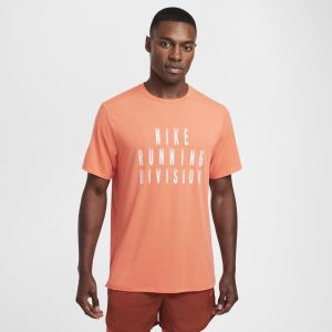 Nike Haut de running Dri-FIT à manches courtes Rise 365 Running Division pour homme - Rose - Taille S - Male