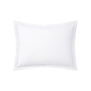 Olivier Desforges Taie d'oreiller percale Blanc 65 x 65 cm