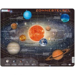 Larsen Puzzle Cadre - Zonnestelsel (en Hollandais)