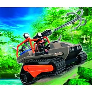 Playmobil 4846 - Véhicule à Chenille et Brigand