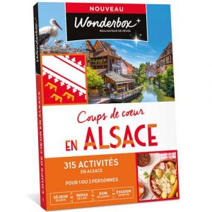Wonderbox Coffret cadeau Coups de cœur en Alsace