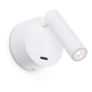 Faro Applique Boc Blanc 1x3W LED