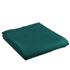 Drap plat 1 personne 180x290 cm - 100% coton Emeraude