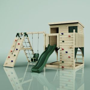 Aire de jeux PolarPlay Emil, B&eacute;b&eacute; / Vert &eacute;meraude
