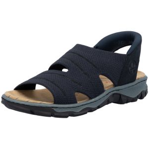 Rieker Femme 68895 Sandales de Trekking, Marino Pacifique, 36 EU