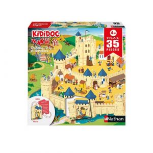 Nathan Puzzle 35 pièces Kididoc Châteaux
