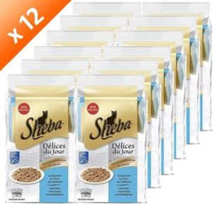 Sheba Delice - Sachets au poisson 6 x 50g (x12)