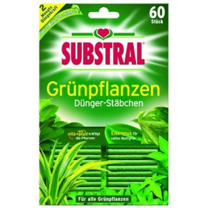 Substral Bâtons D'Engrais Pour Plantes Vertes Pack De 60