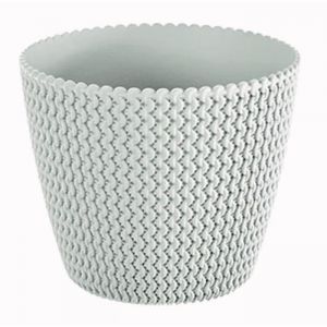 PROSPERPLAST Pot rond Sploty Ø 259 mm Blanc
