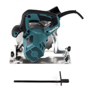 Makita HS 7611 1600 W Scie circulaire portable 190 mm + 1x Lame de scie carbure + 1x Adaptateur de rail de guidage C