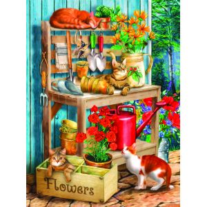 Sunsout Puzzle Potting Table