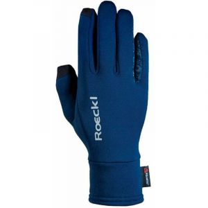 Roeckl 8, Moka: Gants d'équitation d'hiver modèle Weldon compatible avec écran tactile et poignée antidérapante