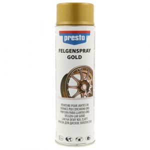 Presto 428931 Rallye de jante Spray, 500 ml, or