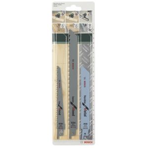Bosch 2609256715 - Kit de lames de scies sabres S 922 EF, S 644 D, S 1111 K