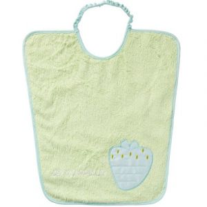 Babycalin Bavoir passe-tête Fraise vert