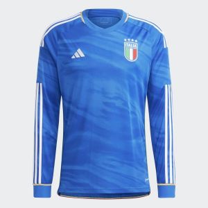 Adidas Italie Maillot Domicile 2023/24 Manches Longues, pointure XX-Large - Bleu - Taille XX-Large