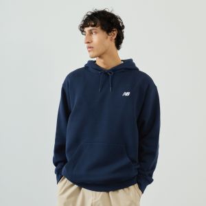 New Balance Hoodie Small Logo Bleu