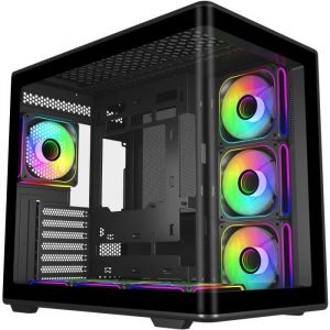 Image de Cooler master Elite 600 Midi Tower Noir, Transparent