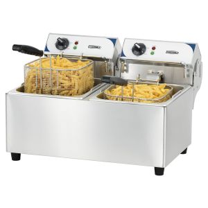 Casselin Friteuse Electrique 2 x 7L