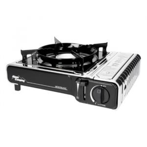 Alpen Réchaud gaz piezo INOX 2200W MONT BLANC Piezo Camping Terrasse Chantier