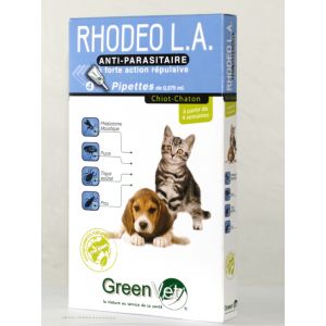 Image de GreenVet Rhodeo L.A. chiot et chaton 4 pipettes