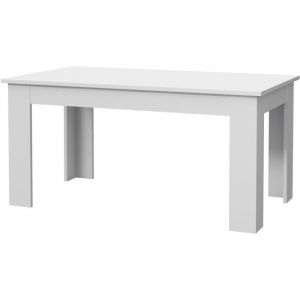 Image de PILVI Table à manger blanc L 160 x I90 x H 75 cm