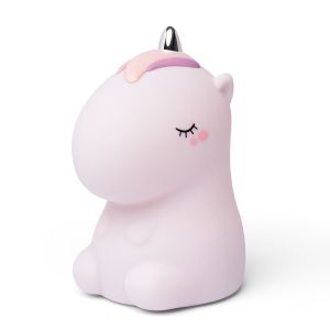 Little dutch Veilleuse Licorne rose pailletée avec télécommande