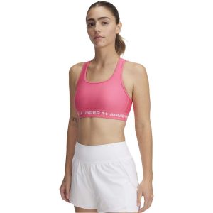 Under Armour Soutien-gorge Crossback Mid rose intense - M