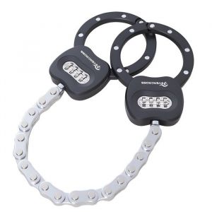 Antivol Vélo pour cycle-EVERCROSS TECH-Cadenas Code 4 Chiffres Programmable