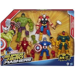 Image de Hasbro Marvel Super Heros Mashers - Coffret 5 figurines