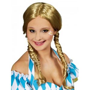 Perruque tresses blonde épi femme