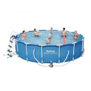 Image de Bestway Kit Piscine ronde tubulaire Ø4,57 x H1,07m