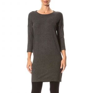 Image de Vero Moda VMGLORY VIPE AURA 3/4 DRESS NOOS, Robe Femme, Gris (Dark Grey Melange), 36 (Taille fabricant: Small)