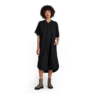 Image de G-Star Raw Robe à Manches Courtes Baseball Scoop Hem M Pitch Black