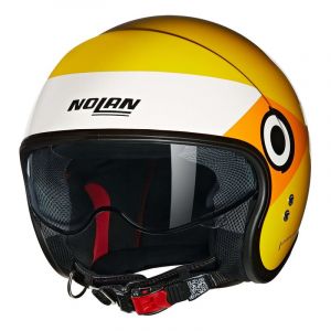Nolan Casque jet N21 06 Onirico 341 jaune/blanc/orange brillant- M