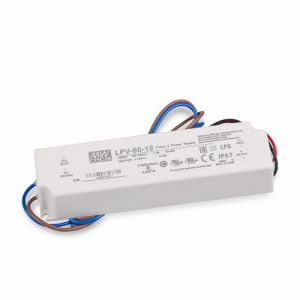 Meanwell Unbekannt 312885 Bloc d'alimentation Transformateur Mean Well LPV-60-12, Beige
