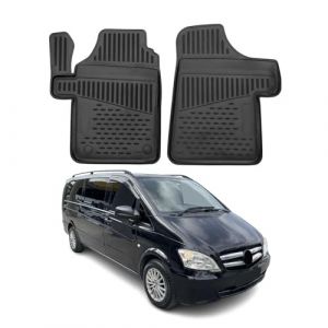 Omac Tapis de sol pour Mercedes Vito W639 2003-2013 sur mesure en caoutchouc