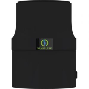 Hydrodiv - Filtre anti-odeurs Sanifiltre manchon intégré, au charbon actif, pour fosse septique, toutes eaux, ø 100 mm