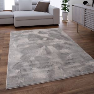 Tapis Poils Longs, Shaggy Pour Salon, Moelleux, Doux, Lavable, Gris Anthracite [80x150 cm]