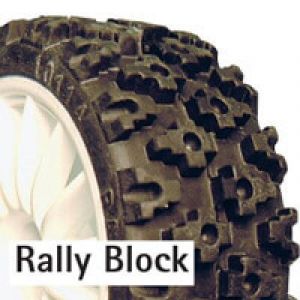 Fastrax Rally Block Tyre Set (4) W/Foam Inserts