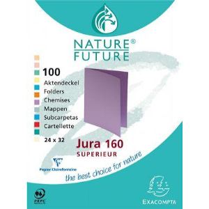 Exacompta 100 chemises "Jura 160" (24 x 32 cm)