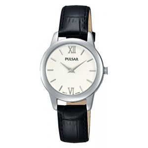 Image de PULSAR PRW021X1 - Montre Femme - Quartz Analogique - Bracelet Cuir Noir