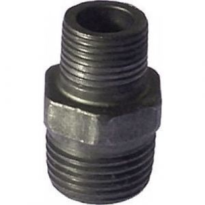 Codital Mamelon fonte m&acirc;le / m&acirc;le r&eacute;duit &Oslash; 40/49 &Oslash; 33/42 noir