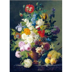 Clementoni Puzzle Van Dael: Vase de fleurs 1000 pièces