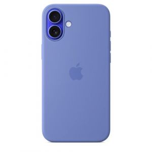 Apple Coque en silicone avec MagSafe pour iPhone 16 Plus - Bleu Pervanche