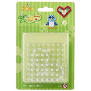 Hama 8277 - Maxi Blister Plaque Carrées Cœur