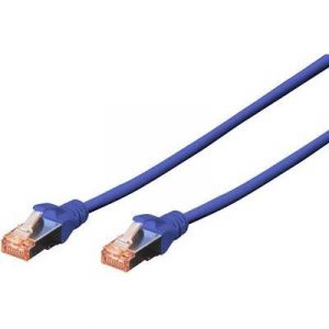 Digitus C&acirc;ble de raccordement r&eacute;seau RJ45 CAT 6 S/FTP 5m bleu