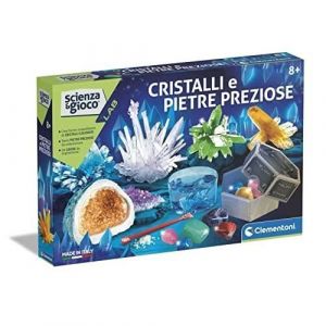 Clementoni LAB GIGANTI E PIETRE PREZIOSE-LABORATOIRE CRISTAUX ENFANTS,