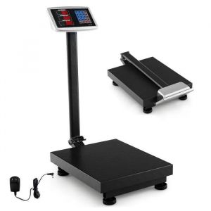 COSTWAY Balance Plateforme Professionnelle de Précision 0,05 kg avec Calculateur de Prix, Conversion d'Unité LB/KG, Capacité 300 Kg