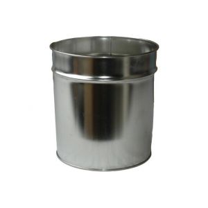 Pierre henry Corbeille &agrave; papier en acier 12 L